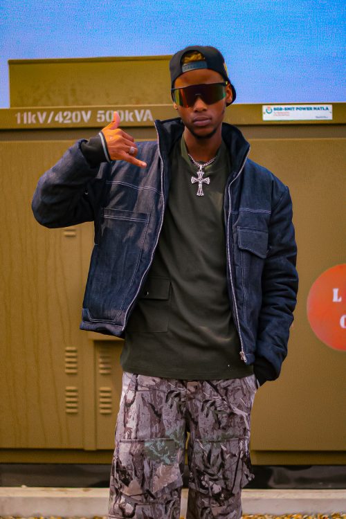 Denim Puffer Jacket - Image 4