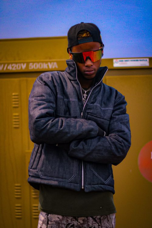 Denim Puffer Jacket - Image 3