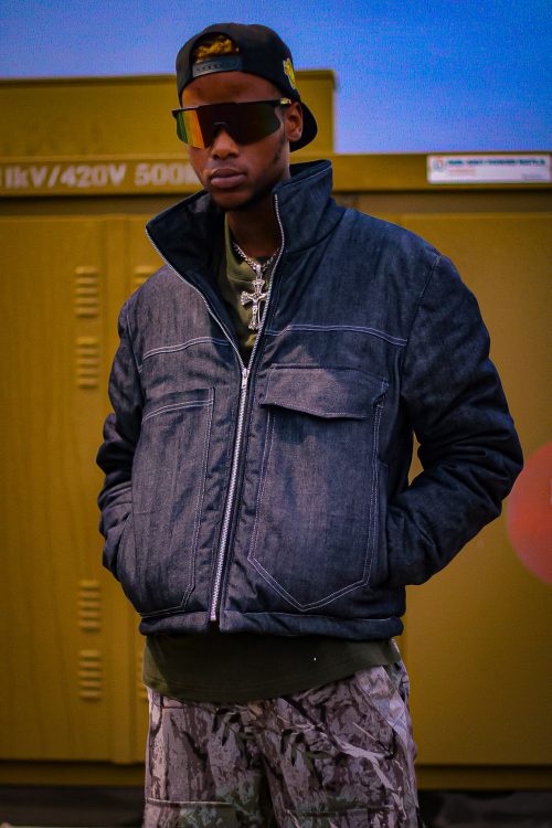 Denim Puffer Jacket